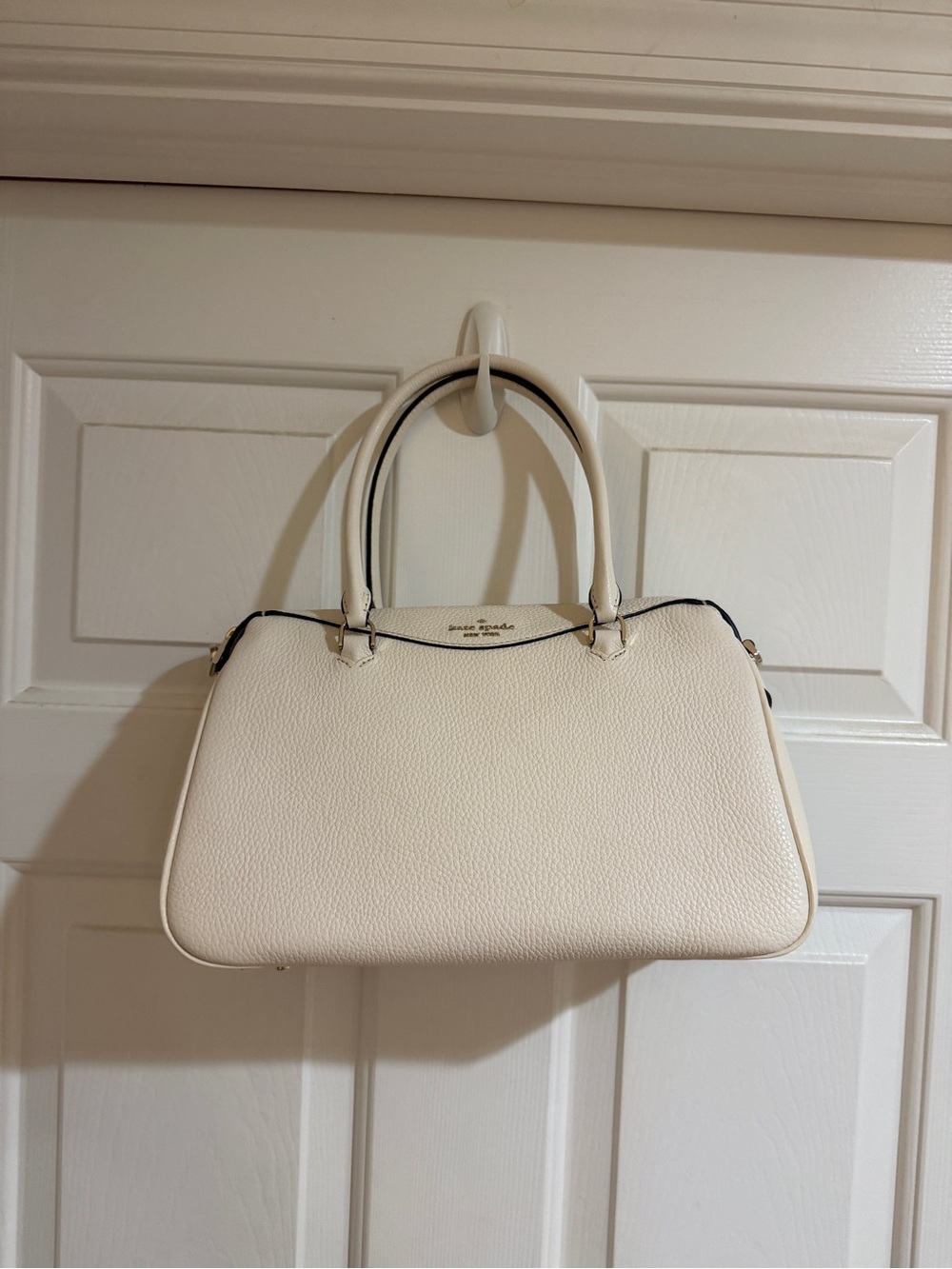 Kate Spade White Purse with Long Strap